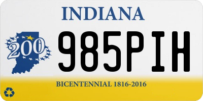 IN license plate 985PIH