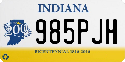 IN license plate 985PJH