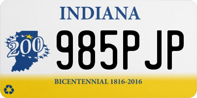 IN license plate 985PJP