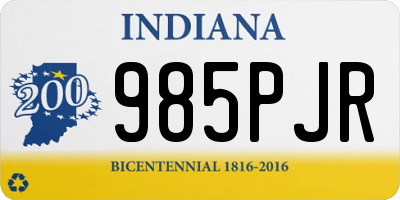 IN license plate 985PJR