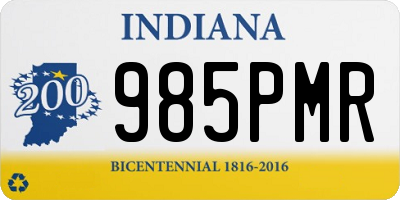 IN license plate 985PMR