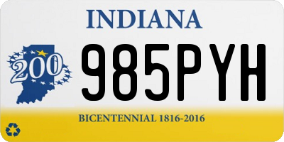 IN license plate 985PYH