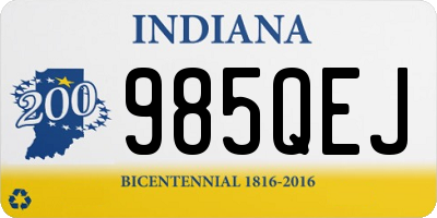 IN license plate 985QEJ