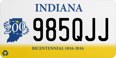 IN license plate 985QJJ