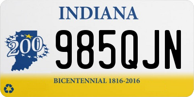 IN license plate 985QJN