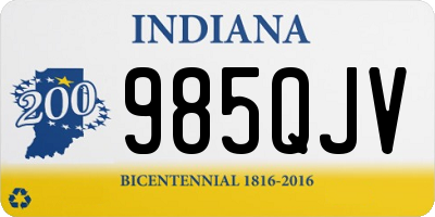 IN license plate 985QJV