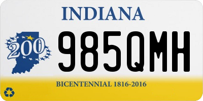 IN license plate 985QMH