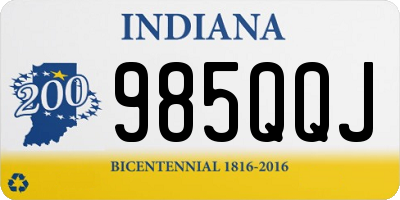 IN license plate 985QQJ