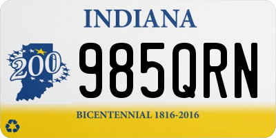 IN license plate 985QRN