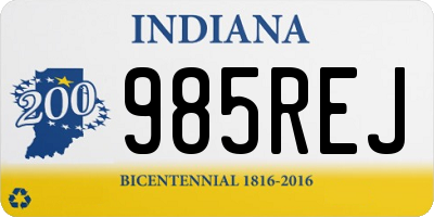 IN license plate 985REJ