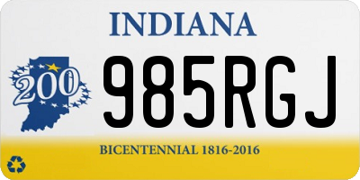 IN license plate 985RGJ