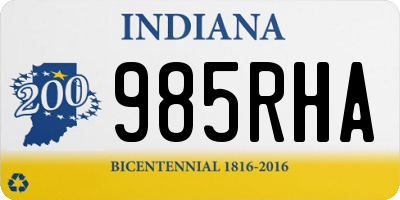 IN license plate 985RHA