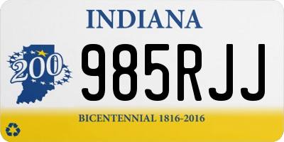 IN license plate 985RJJ