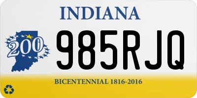 IN license plate 985RJQ