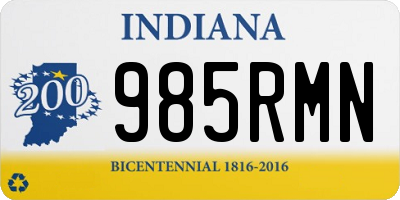 IN license plate 985RMN