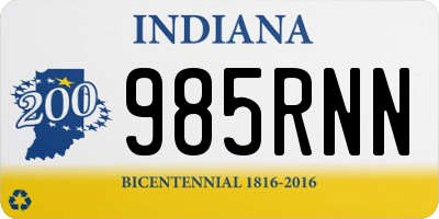 IN license plate 985RNN