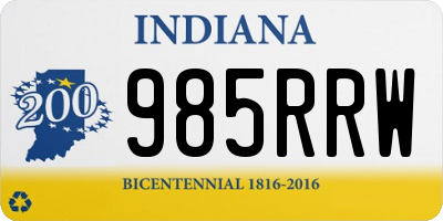 IN license plate 985RRW