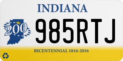 IN license plate 985RTJ