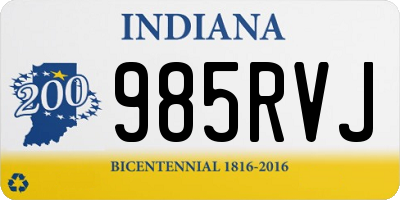 IN license plate 985RVJ