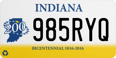 IN license plate 985RYQ