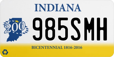 IN license plate 985SMH