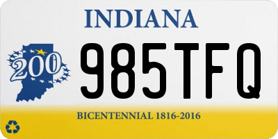 IN license plate 985TFQ