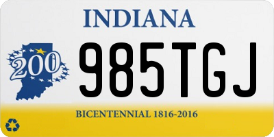 IN license plate 985TGJ