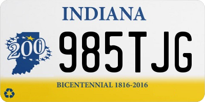 IN license plate 985TJG