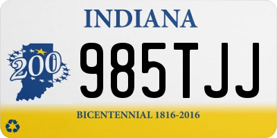 IN license plate 985TJJ