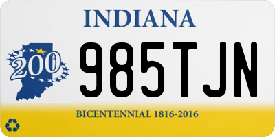 IN license plate 985TJN