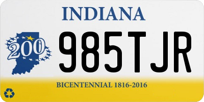 IN license plate 985TJR