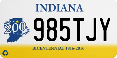 IN license plate 985TJY