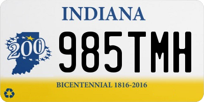 IN license plate 985TMH