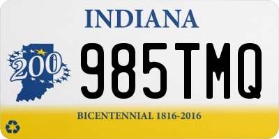 IN license plate 985TMQ