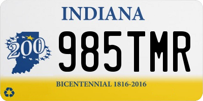 IN license plate 985TMR