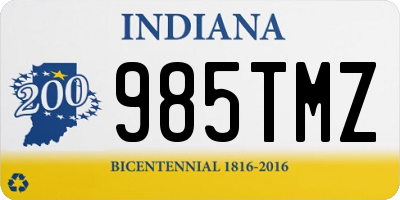 IN license plate 985TMZ