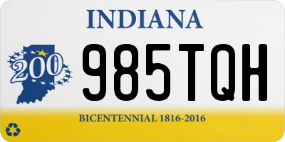 IN license plate 985TQH