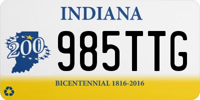 IN license plate 985TTG