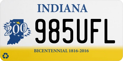 IN license plate 985UFL