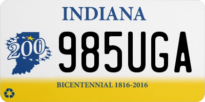 IN license plate 985UGA