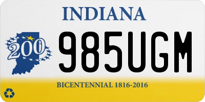 IN license plate 985UGM