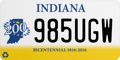 IN license plate 985UGW