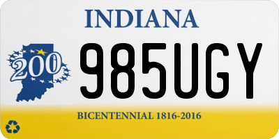 IN license plate 985UGY