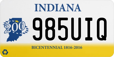 IN license plate 985UIQ