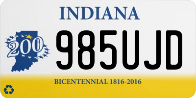 IN license plate 985UJD