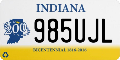 IN license plate 985UJL