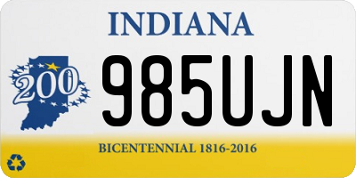 IN license plate 985UJN