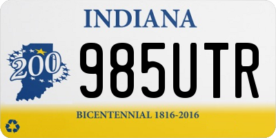 IN license plate 985UTR