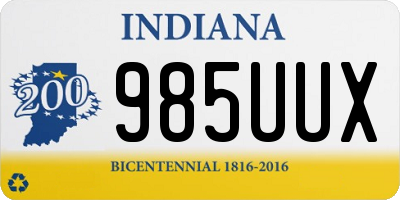 IN license plate 985UUX