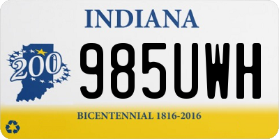 IN license plate 985UWH